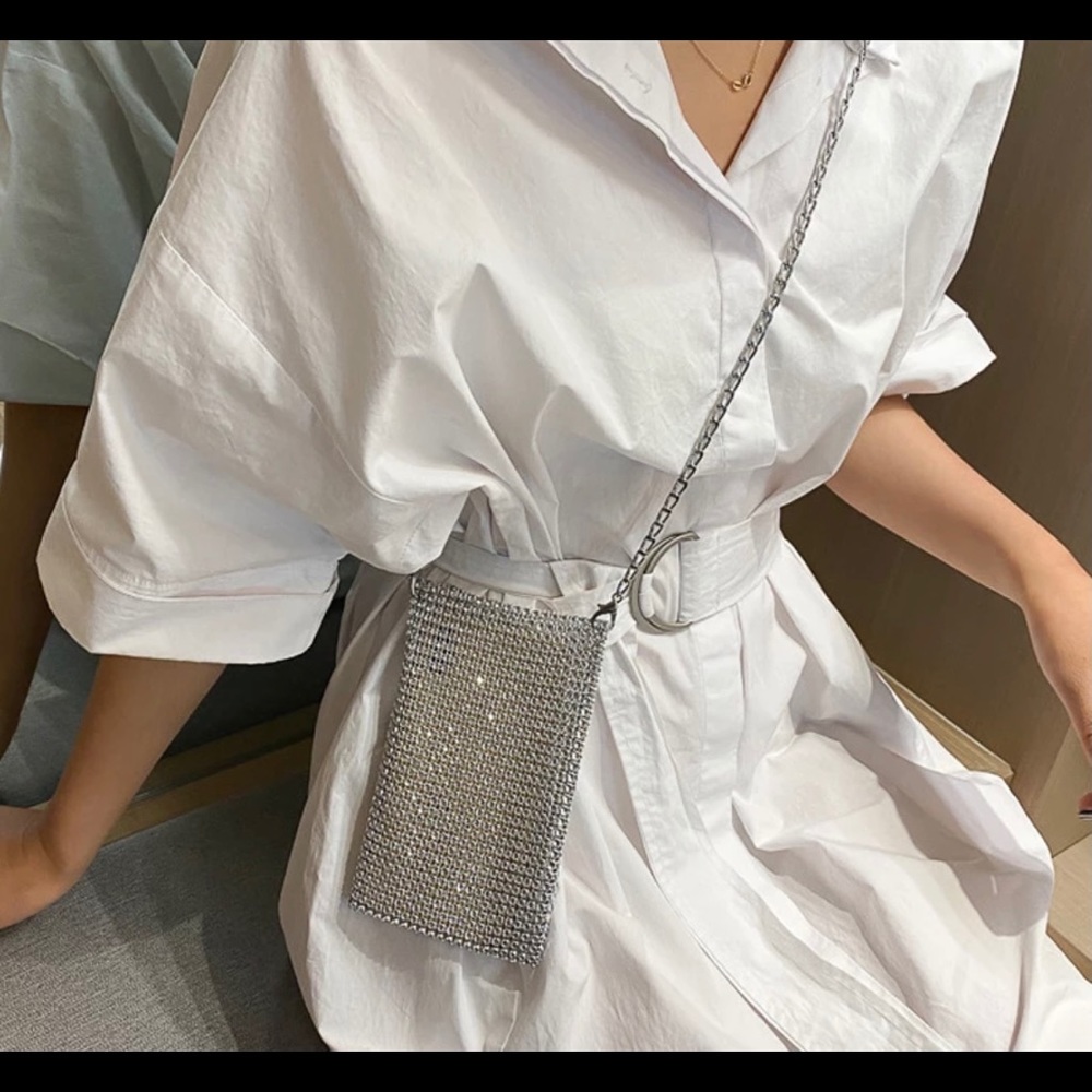 Rhinestone Crossbody...great for a cellphone and credit cards